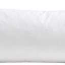 TOPGREEN Feathers Down Pillow Insert 14x36, 100% Organic Cotton Shell, Large Lumbar Pillow Insert, Decorative Throw Pillow for Living Room Sofa, Couch, or Bed (White) (14X36 Inch (Single))
