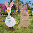 Easter Bunny Goose Outfit Goose Clothes Porch Goose Outfit Lawn Goose Clothing for 23" High Cement or Plastic Goose Lawn Goose Clothing, Porch Goose Clothes, Lawn Goose Outfit