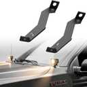 Hood Mount Light Brackets for 15-26 Ford F150, Front A-Pillar F150 Engine Hood Ditch Light Pods Mount for 15-26 Ford F-150 F150 (NOT for 24-26 Tremor & STX Model & Raptor Model) Only 2 PCS Brackets