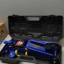 Floor Jack 1.5 Ton (3,300 LBs) Hydraulic Car Jack with Storage Case, Lifting Range from 5.31 Inch to 13.2 Inch, Fits Sedans Automotive (BLUE)