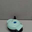 Dash Mini Waffle Maker- Compact Electric Iron for Creative Homemade Treats - Nonstick Surface - Easy-to-Clean - Perfect for Kids & Families - Aqua (4 Inch)