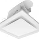 Bathroom Fan Ceiling Mount Exhaust Ventilation Fan Ceiling Exhaust Fan Extractor Fan 141 CFM 1.2 Sones,Quiet Bathroom Ventilation Exhaust Fan for Shower,Restroom,Office,Home(Flat Plate)