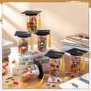 Arrowbash 18 Set Graduation Candy Jar Bulk Class of 2026 Graduation Party Favors Grad Gift 6.8oz Candy Containers Boxes with Cap Sticker for Guests School Party(Yellow,Classic Style)