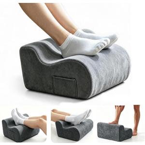 Foot Rest Under Desk, Used to Support The Feet (Light Gray, 001)