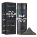 Hair Fibers for Thinning Hair - Hair Building Fibers for the Appearance of Thicker, Fuller Hair, Hair Thickening Fibers for Men and Women - Easy to Apply & Remove, 27.5g/ 0.97oz (Gray)