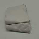 INOVADAY 100% Blackout Curtains for Bedroom, Black Out Curtains 84 Inch Long, Clip Rings Linen Blackout Drapes, Thermal Insulated Room Darkening for Living Room, 2 Panels - Beige,W50xL84