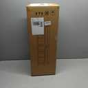 52.76" Tall Narrow Bathroom Storage Cabinet with Doors and Adjustable Shelves Plastic Slim Bathroom Storage Organizers Small Space Saver for Laundry Room Dorm Kitchen Quick Assembly, White