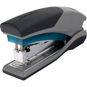 Swingline Stapler, 25 Sheet Capacity, Optima 25, Jam Free, Reduced Effort, Soft Grip, Blue and Gray (66404) (Pack of 1)