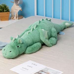 Weighted Dragon Stuffed Animal 43.3Inches 7Lbs, Large Plush Green Weighted Stuffed Animals Toy for Kids, Green Very Cute Plushie Dragon