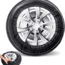 Meooeck 1 Pc 15.7 Inch 3D Simulation Wheel Plush Pillow Car Tire Big Soft Chunky Tire Pillow Wheel Sofa Seat Toy for Boys Funny Bedroom Decor Race Car Party Gift (Modern)