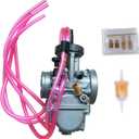 Motorcarb Air Striker Carburetor for Keihin PWK 38mm for Yamaha YZ250 Suzuki RM125 RM250 Honda CR250 CR500 Kawasaki KX125 KX250 Carb (Grey)