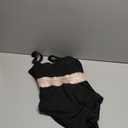 B2prity Women's Ribbed Tummy Control One Piece Swimsuit Slimming Bathing Suit Scoop Neck High Waisted Swimwear, XXL