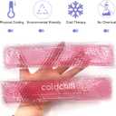 5 x Reusable Perineal Ice Packs for Postpartum & Hemorrhoid Pain Relief, Hot & Cold Pack for Women After Pregnancy, 2 Ice Pack and 3 Cover. (Pink)