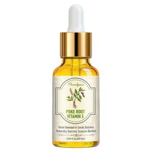 Organic Poke Root & Castor Oil Blend | Natural Relief for Cysts, Boils & Swollen Lymph Nodes | Supports Breast Tissue, Joint Comfort & Healthy Lymphatic Drainage | 2.03 fl oz