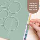 Rileys Academic Planner 2025-2026, Daily, Weekly & Monthly Planner, July 2025 - June 2026, Student Notes Pages, Twin-Wire Binding, Weekly Agenda for School & Work (8.5 x 11-Inches, Green, Deco)