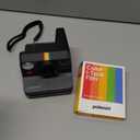 Polaroid Now 3rd Generation I-Type Instant Camera + Film Bundle - Now Black Camera + 16 Color Photos (6560)