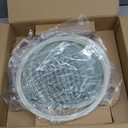 19 Pcs Pots and Pans Set Non Stick Ceramic Cookware Set with Removable Handles, Non Toxic Induction Kitchen Cookware Sets RV Cookware,Dishwasher/Oven Safe PFAS/PTFE/PFOA Free Cream White