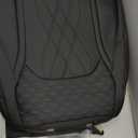 FLORICH Car Seat Covers Full Set Leather Seat Cover Waterproof Car Seat Cushion 5 Seats Interior Covers Full Wrapping Edge Seat Protector Universal Fit for Most Cars Trucks SUV, Black