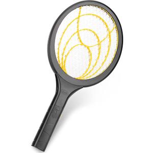 mafiti Fly Swatter Electric, Battery Powered Fly Killer Mosquito Zapper Bug Zapper Racket for Indoor Outdoor, Black
