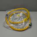 Puxyblue [2025 NEW] 72" Flexible Gas Line Kit for Dryer Stove Range Flexible Stainless Steel Gas Dryer Kit - 5/8" OD(1/2" ID) Dryer Gas Line with Connector 3/4" FIP & 1/2" MIP & 3/4" MIP Fitting