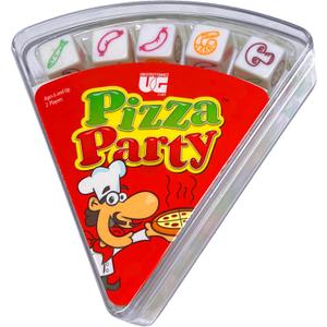 University Games, Pizza Party Dice Game, Dice Game for Kids and Families, Ages 6+
