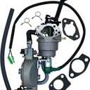 YAMAKATO 389cc 420cc Tri Dual Generator Carburetor Gas to LPG CNG Conversion Kit OEM for Fuel Generac Predator Champion Duromax Honda etc. 459cc 338cc 301cc GX270 GX340 GX390 Manual