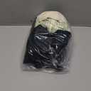 OQQ Women's 2 Piece Bodysuits Sexy Ribbed One Piece Square Neck Short Sleeve Bodysuits , Extra Large , Black /White 