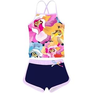 YOCOJA Girls Swimsuit Two Piece Bathing Suits Tankini with Adjustable Strap Swimwear with Boyshort, 5XL