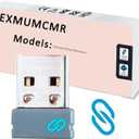 Universal Pairing USB Receiver Replacement for Dell Wireless Keyboard Mouse KM636 KM636P KM714 KM717 WM527 WM514 WM326 KB740 KB500 MS5120W MS5320W KM7321W Keyboard and Mouse