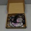 TOBWOLF 1 Pair MTB Disc Brake Set, Hydraulic Disc Brake Kit with 160mm Rotors, Left Front 81cm & Right Rear 147cm, Aluminum Oil Pressure Calipers Levers for Mountain Bike E-Bike Fat Bike Road Bike