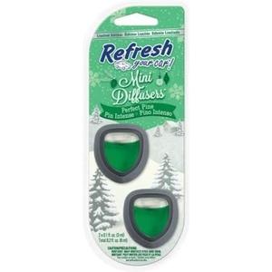 Refresh Car Air Freshener Vent Clip and Mini Car Oil Diffuser, Long-Lasting Odor Eliminator for Up to 90 days 