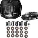 Engine Splash Shield Fit for Honda CR-V 2007 2008 2009 2010 2011 2012 2013 2014 Engine Case Guard Under Cover Compatible with CRV Front Engine Guard Mud Flaps