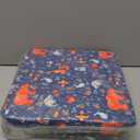 Dining Chair Heightening Cushion Portable Dismountable Adjustable Highchair Booster for Baby Toddler Kids Infant Washable Thick Chair Seat Pad Mat (Blue Bear)