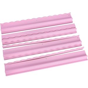 Mahjong Racks with Pushers, Pink Wooden American Mahjong Tile Pushers and Racks Set of 4, Mahjong Accessories (19.68 Inches)