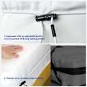 Adjustable Sheet Holders, Upgraded High-Elasticity Fasteners with Slider Keep Sheets Firm & Tight on All Mattresses, Tangle-Free Bed Sheet Straps Easy Install Bedroom Accessories - King Size