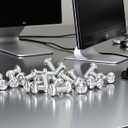 4 x 50 PCS Stainless Steel M4x10mm Screws for VESA Computer TV LCD Monitor Stand Bracket Mounting