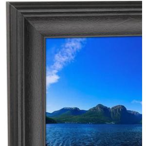 Mxtallup 9x25 Picture Frame Real Wood Poster Frame 9x25 Photo Frames for Family Photos Black 9x25Panoramic frame including Hanging Hardware for Wall (T23B925)