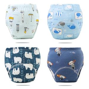 FvoYaPee Upairy Training Pants Potty Training Underwear for Boys Girls,Toddler Potty Pants for 2T-6T,Soft Absorbent & Leak-Proof with Characters, 100% Cotton Washable (4PCS,M)