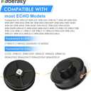 21560070 SRM Echomatic Trimmer Bump Head Compatible with Echo 21560050 200095200 10106292 SRM-225 SRM-210 SRM-235 Straight Shaft Trimmers,Weed Eater Bump Head with 0.095" Line