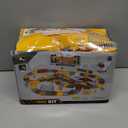 264 PCS Construction Race Tracks for Kids Toys, Glow in The Dark Magic Toy Set, 2 Light Up Cars Track, 3 Construction Cars, Flexible DIY Track Set, Birthday Gift for Age 3-9 Boys Toddler Girls