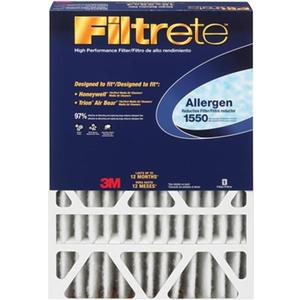 3M DP01DC-4 Filtrete Ultra Allergen Healthy Living Electrostatic High-Performance Air Filter, 16-inches x 25-inches x 4-inches