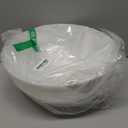 Floor Lamp Shade 2 Pack Torchiere Lamp Shades Replacement, 10 inch Diameter, 1.65 inch Fitter, Plastic Bowl White Lamp Shades for Floor Lamps Upright