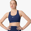 Nike Women's Swoosh Sports Bra (Medium Support) (Midnight Blue), Size M