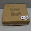 2 Pack 9 Inch Clear Acrylic Lazy Susan, Non-Skid Turntable Organizer for Cabinet, Kitchen, Pantry Organization Storage, Refrigerator, Vanity Makeup, Bathroom Countertop Organizing, Rotating Spice Rack