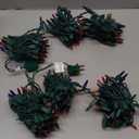 PREXTEX Multicolored Christmas Lights with Green Wire, 60 Feet, 300 Lights, Colorful String Lights Indoor or Outdoor - Incandescent String Lighting for Christmas Tree Decorations for Fences and Patios