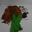 60s 70s Outfit for Women Hippy Accessories Fringe Hippie Vest Clothes for Halloween Disco Party Hippie Costume Set (Medium)