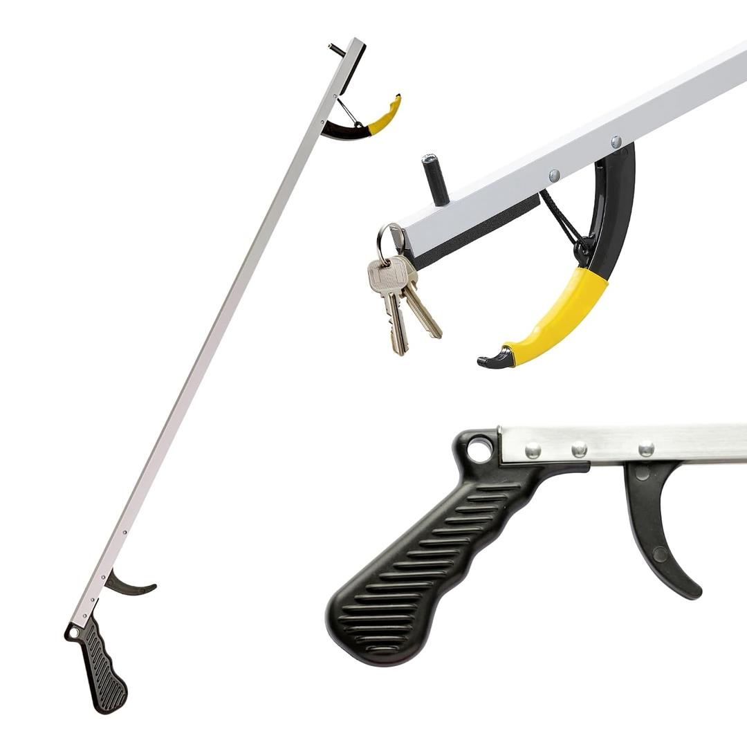 Sammons Preston Reacher, 32" Magnetic Grabber Tool, Pickup Aid for Seniors