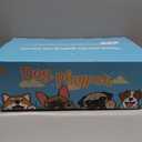 Dog Playpen with Cover 42 × 42 Inch, Puppy PlayPen with Gate for Puppies, Pet PlayPen with Roof for Outdoors & Indoors, Thickened Fabric, Safe & Sturdy Dog Fence