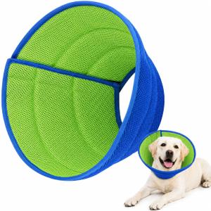 Soft Dog Cone Collar to Stop Licking After Surgery, Comfy Dog Cone Alternative for Large Medium Small Dogs/Cats, Adjustable Washable E-Collar for Spay Neuter Recovery and Neck Protection, XL, Blue