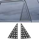 Voodonala for Toyota 4Runner Rear Window Molding Panel Cover Aluminum Alloy Compatible with 4Runner 2010+(2Pcs/Set,Aluminum Alloy,Model B)